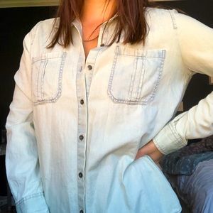 Button up denim shirt